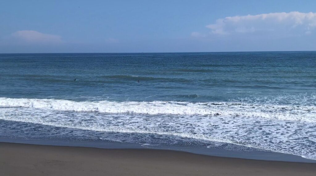 2/22の一ツ葉サーフポイント