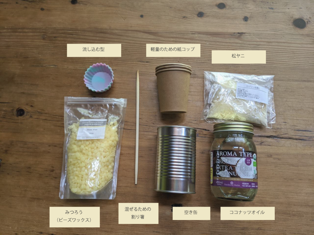 [作り方]オーガニックサーフワックスを自作した話