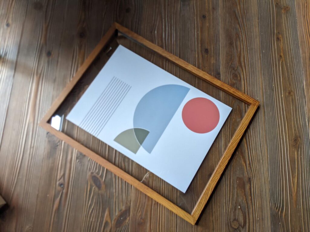 額が届いてタイラーウォーレンのポスター入れたら惚れ直した[サーフィン絵画 Tyler Warren]